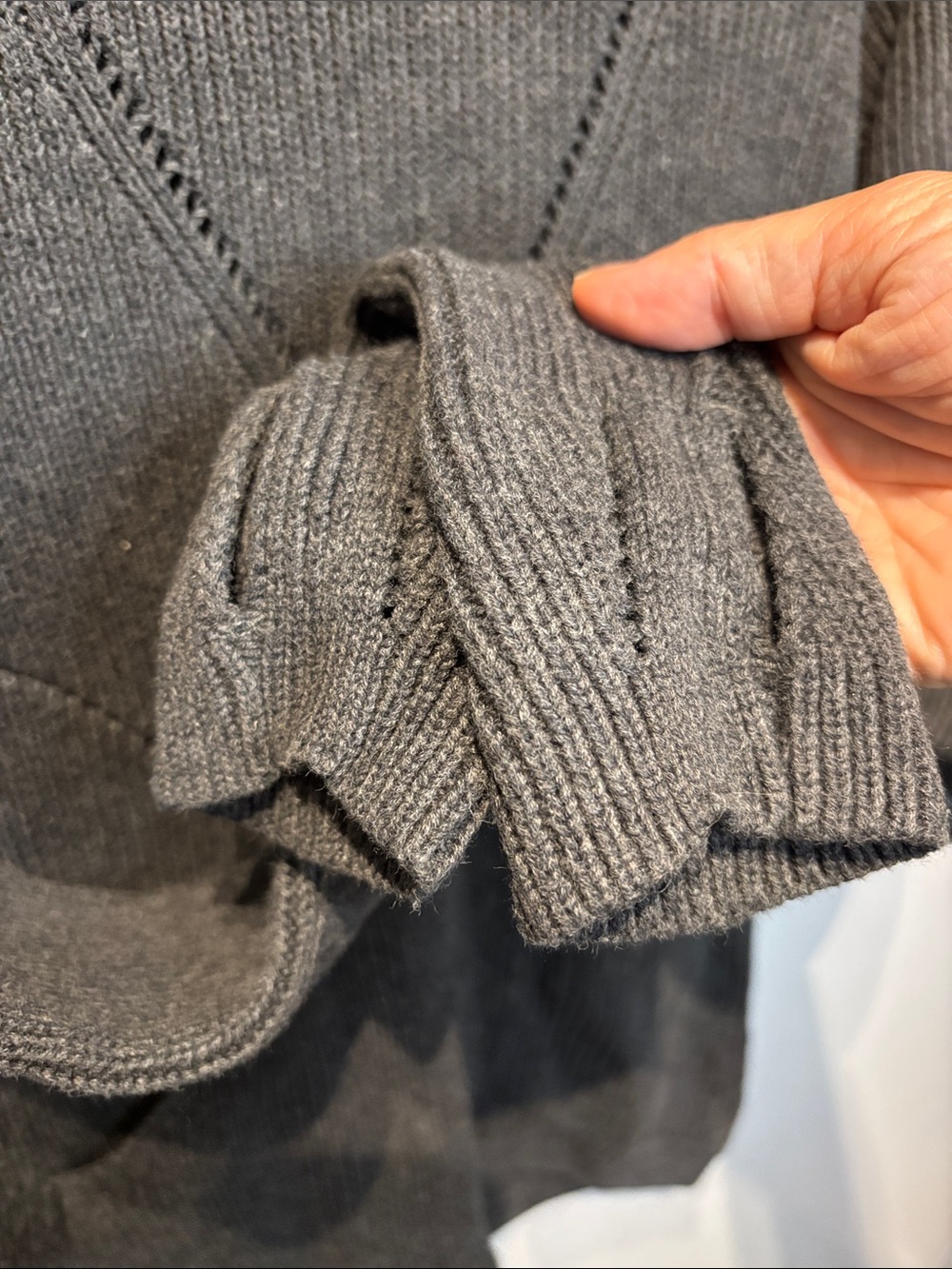 lululemon athletica Charcoal Ribbed Crewneck Sweater - Picture 7 of 9